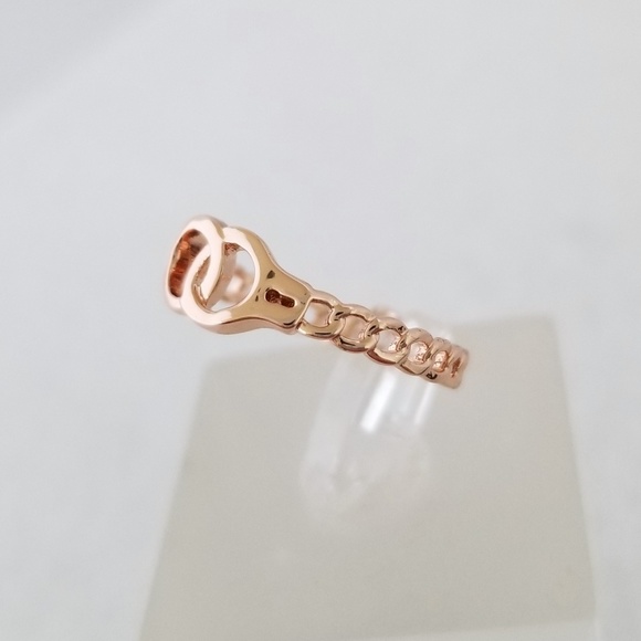 Rose Gold Handcuffs Ring - Picture 5 of 8